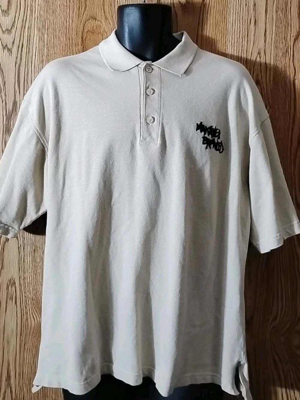 VTG Makaveli Branded 2Pac Polo California Love Bead Size L